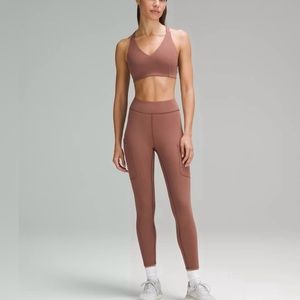 Lululemon LAB HR extreme training tight 25inches smoky topaz.